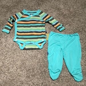 Kickee pants kimono set